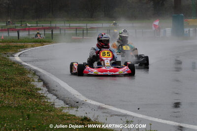 12/04/2009 : 1ère manche du Championnat Sud et 1ère manche du Championnat Régional Languedoc-Roussillon à Lavelanet (photos Julien Dejean) 2009 — karting
