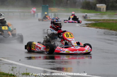 12/04/2009 : 1ère manche du Championnat Sud et 1ère manche du Championnat Régional Languedoc-Roussillon à Lavelanet (photos Julien Dejean) 2009 — karting