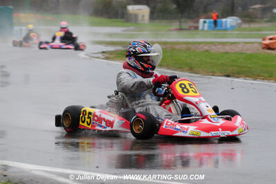 12/04/2009 : 1ère manche du Championnat Sud et 1ère manche du Championnat Régional Languedoc-Roussillon à Lavelanet (photos Julien Dejean) 2009 — karting