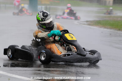 12/04/2009 : 1ère manche du Championnat Sud et 1ère manche du Championnat Régional Languedoc-Roussillon à Lavelanet (photos Julien Dejean) 2009 — karting