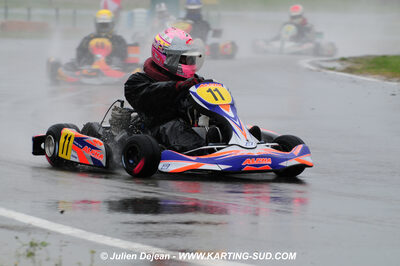 12/04/2009 : 1ère manche du Championnat Sud et 1ère manche du Championnat Régional Languedoc-Roussillon à Lavelanet (photos Julien Dejean) 2009 — karting