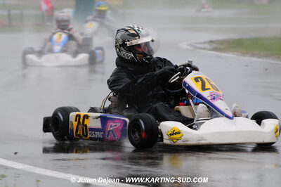 12/04/2009 : 1ère manche du Championnat Sud et 1ère manche du Championnat Régional Languedoc-Roussillon à Lavelanet (photos Julien Dejean) 2009 — karting