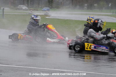 12/04/2009 : 1ère manche du Championnat Sud et 1ère manche du Championnat Régional Languedoc-Roussillon à Lavelanet (photos Julien Dejean) 2009 — karting