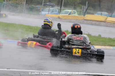 12/04/2009 : 1ère manche du Championnat Sud et 1ère manche du Championnat Régional Languedoc-Roussillon à Lavelanet (photos Julien Dejean) 2009 — karting