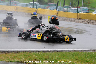 12/04/2009 : 1ère manche du Championnat Sud et 1ère manche du Championnat Régional Languedoc-Roussillon à Lavelanet (photos Julien Dejean) 2009 — karting