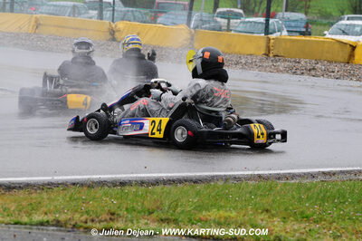 12/04/2009 : 1ère manche du Championnat Sud et 1ère manche du Championnat Régional Languedoc-Roussillon à Lavelanet (photos Julien Dejean) 2009 — karting