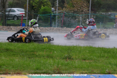 12/04/2009 : 1ère manche du Championnat Sud et 1ère manche du Championnat Régional Languedoc-Roussillon à Lavelanet (photos Julien Dejean) 2009 — karting