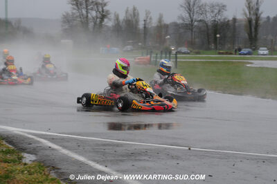 12/04/2009 : 1ère manche du Championnat Sud et 1ère manche du Championnat Régional Languedoc-Roussillon à Lavelanet (photos Julien Dejean) 2009 — karting