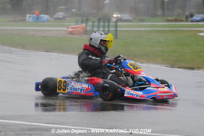 12/04/2009 : 1ère manche du Championnat Sud et 1ère manche du Championnat Régional Languedoc-Roussillon à Lavelanet (photos Julien Dejean) 2009 — karting