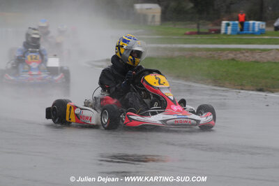 12/04/2009 : 1ère manche du Championnat Sud et 1ère manche du Championnat Régional Languedoc-Roussillon à Lavelanet (photos Julien Dejean) 2009 — karting