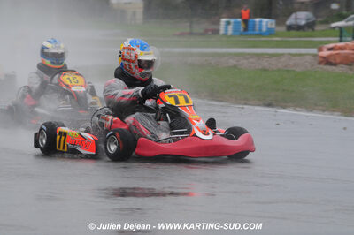 12/04/2009 : 1ère manche du Championnat Sud et 1ère manche du Championnat Régional Languedoc-Roussillon à Lavelanet (photos Julien Dejean) 2009 — karting