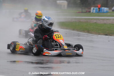 12/04/2009 : 1ère manche du Championnat Sud et 1ère manche du Championnat Régional Languedoc-Roussillon à Lavelanet (photos Julien Dejean) 2009 — karting