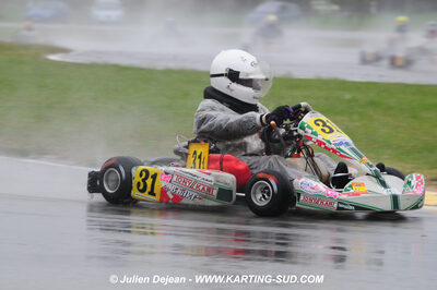 12/04/2009 : 1ère manche du Championnat Sud et 1ère manche du Championnat Régional Languedoc-Roussillon à Lavelanet (photos Julien Dejean) 2009 — karting