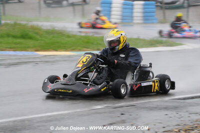 12/04/2009 : 1ère manche du Championnat Sud et 1ère manche du Championnat Régional Languedoc-Roussillon à Lavelanet (photos Julien Dejean) 2009 — karting