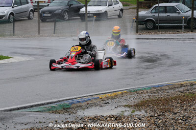 12/04/2009 : 1ère manche du Championnat Sud et 1ère manche du Championnat Régional Languedoc-Roussillon à Lavelanet (photos Julien Dejean) 2009 — karting