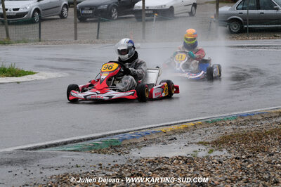12/04/2009 : 1ère manche du Championnat Sud et 1ère manche du Championnat Régional Languedoc-Roussillon à Lavelanet (photos Julien Dejean) 2009 — karting