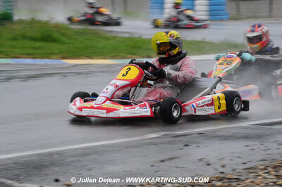 12/04/2009 : 1ère manche du Championnat Sud et 1ère manche du Championnat Régional Languedoc-Roussillon à Lavelanet (photos Julien Dejean) 2009 — karting