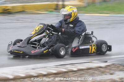 12/04/2009 : 1ère manche du Championnat Sud et 1ère manche du Championnat Régional Languedoc-Roussillon à Lavelanet (photos Julien Dejean) 2009 — karting