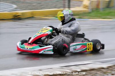 12/04/2009 : 1ère manche du Championnat Sud et 1ère manche du Championnat Régional Languedoc-Roussillon à Lavelanet (photos Julien Dejean) 2009 — karting