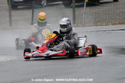 12/04/2009 : 1ère manche du Championnat Sud et 1ère manche du Championnat Régional Languedoc-Roussillon à Lavelanet (photos Julien Dejean) 2009 — karting
