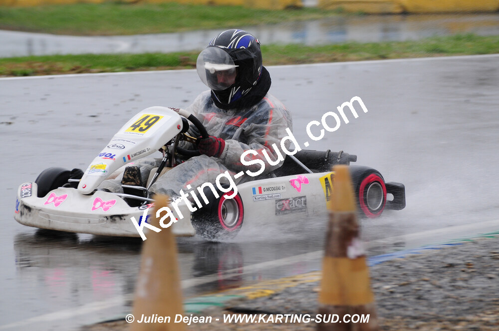 12/04/2009 : 1ère manche du Championnat Sud et 1ère manche du Championnat Régional Languedoc-Roussillon à Lavelanet (photos Julien Dejean) 2009 — karting