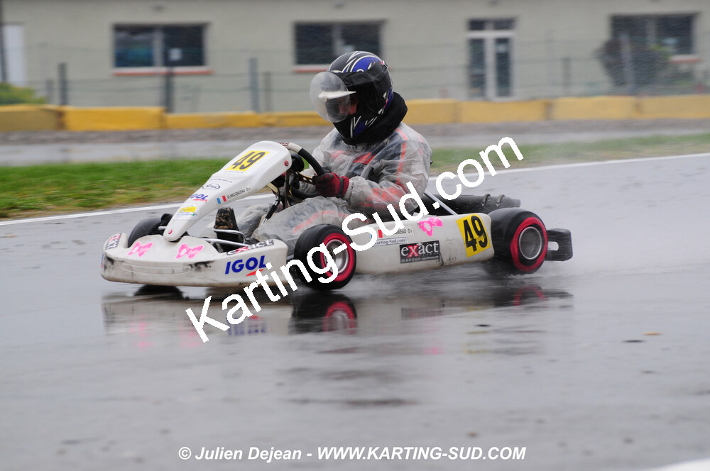 12/04/2009 : 1ère manche du Championnat Sud et 1ère manche du Championnat Régional Languedoc-Roussillon à Lavelanet (photos Julien Dejean) 2009 — karting