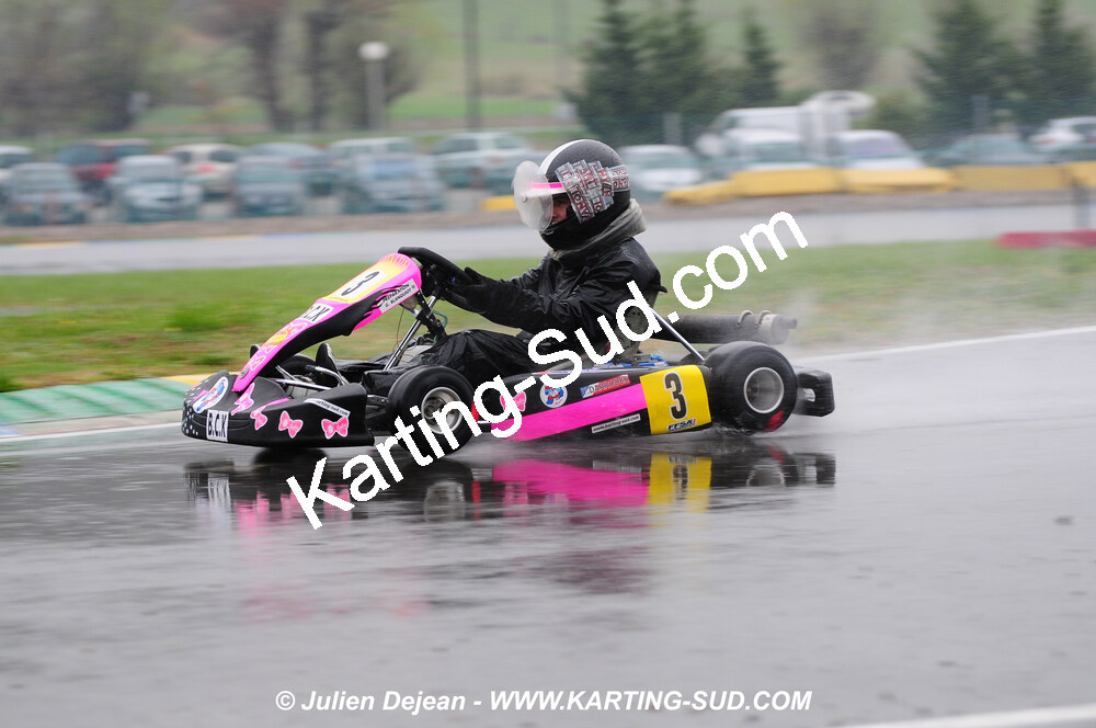12/04/2009 : 1ère manche du Championnat Sud et 1ère manche du Championnat Régional Languedoc-Roussillon à Lavelanet (photos Julien Dejean) 2009 — karting