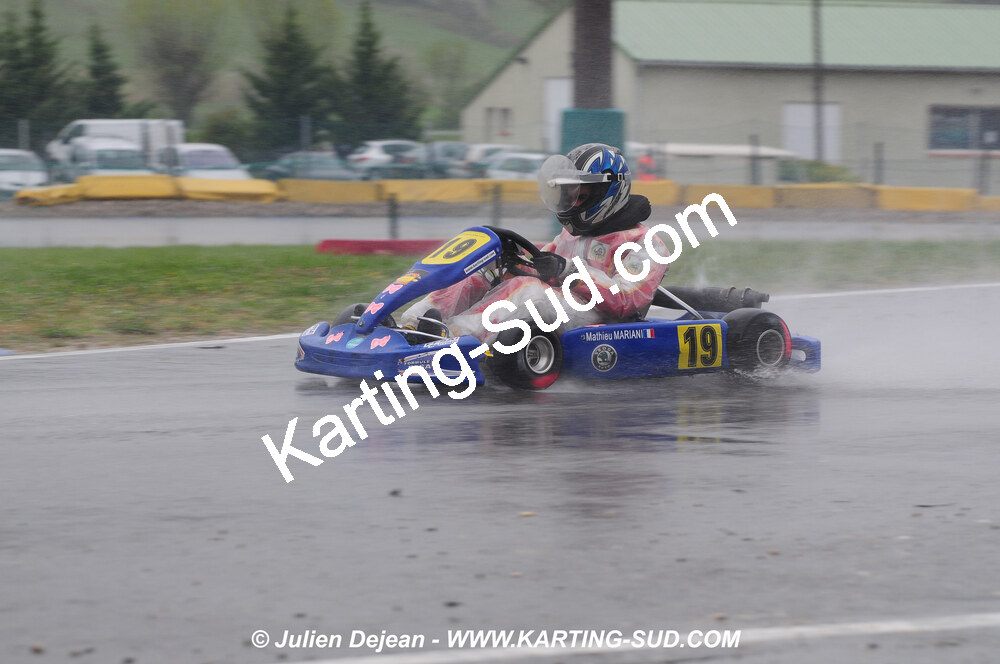12/04/2009 : 1ère manche du Championnat Sud et 1ère manche du Championnat Régional Languedoc-Roussillon à Lavelanet (photos Julien Dejean) 2009 — karting