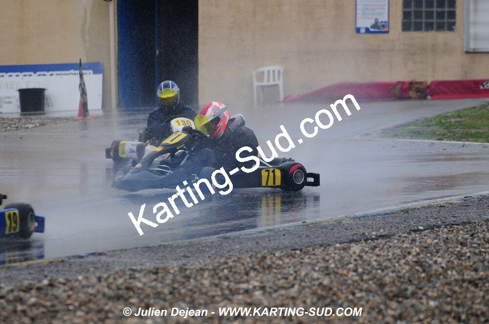 12/04/2009 : 1ère manche du Championnat Sud et 1ère manche du Championnat Régional Languedoc-Roussillon à Lavelanet (photos Julien Dejean) 2009 — karting