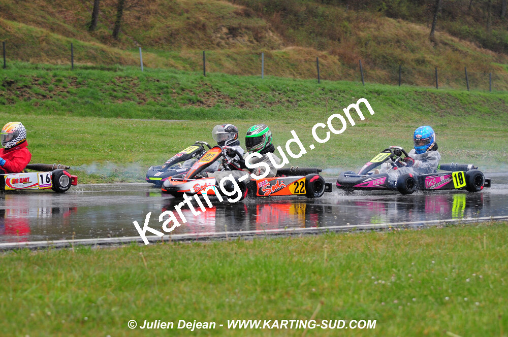 12/04/2009 : 1ère manche du Championnat Sud et 1ère manche du Championnat Régional Languedoc-Roussillon à Lavelanet (photos Julien Dejean) 2009 — karting