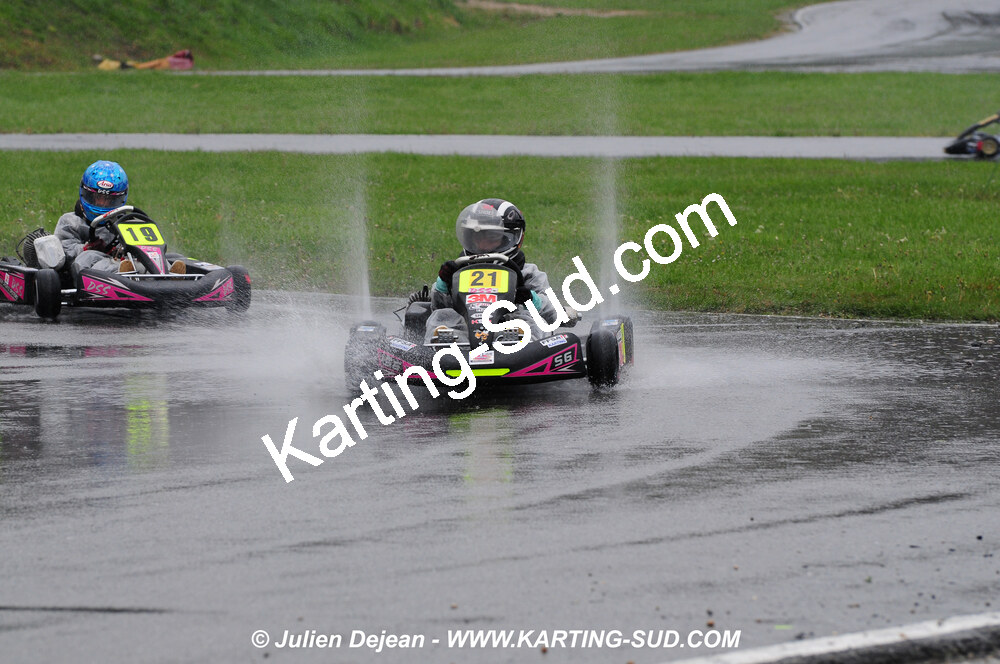 12/04/2009 : 1ère manche du Championnat Sud et 1ère manche du Championnat Régional Languedoc-Roussillon à Lavelanet (photos Julien Dejean) 2009 — karting