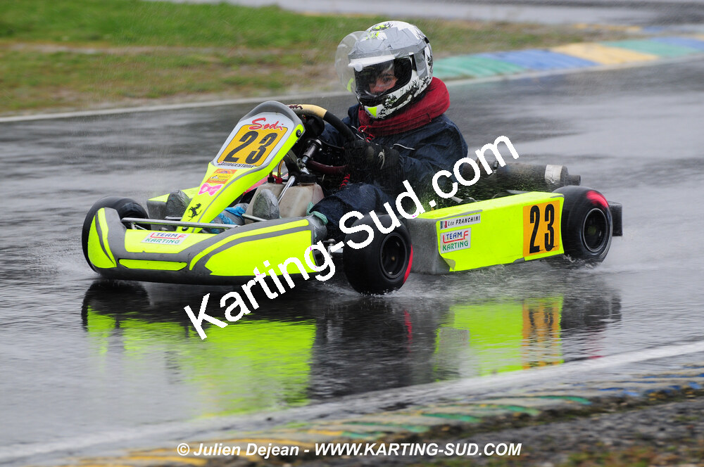 12/04/2009 : 1ère manche du Championnat Sud et 1ère manche du Championnat Régional Languedoc-Roussillon à Lavelanet (photos Julien Dejean) 2009 — karting