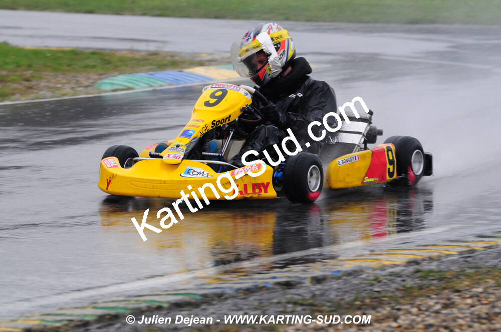 12/04/2009 : 1ère manche du Championnat Sud et 1ère manche du Championnat Régional Languedoc-Roussillon à Lavelanet (photos Julien Dejean) 2009 — karting