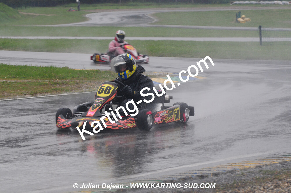 12/04/2009 : 1ère manche du Championnat Sud et 1ère manche du Championnat Régional Languedoc-Roussillon à Lavelanet (photos Julien Dejean) 2009 — karting