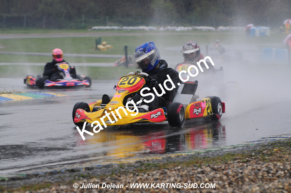 12/04/2009 : 1ère manche du Championnat Sud et 1ère manche du Championnat Régional Languedoc-Roussillon à Lavelanet (photos Julien Dejean) 2009 — karting