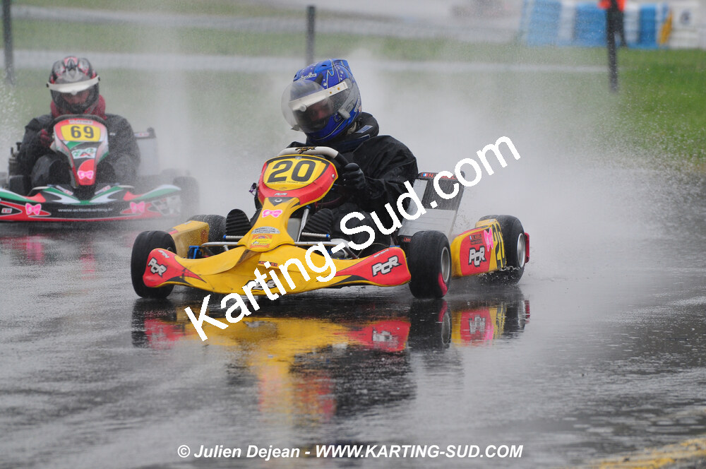 12/04/2009 : 1ère manche du Championnat Sud et 1ère manche du Championnat Régional Languedoc-Roussillon à Lavelanet (photos Julien Dejean) 2009 — karting