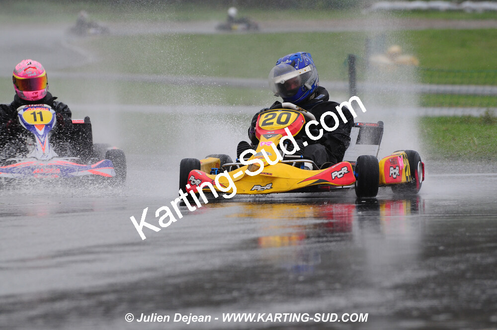 12/04/2009 : 1ère manche du Championnat Sud et 1ère manche du Championnat Régional Languedoc-Roussillon à Lavelanet (photos Julien Dejean) 2009 — karting
