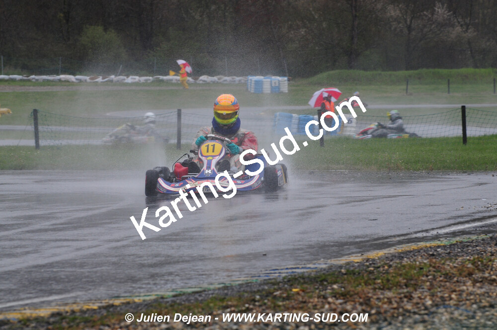 12/04/2009 : 1ère manche du Championnat Sud et 1ère manche du Championnat Régional Languedoc-Roussillon à Lavelanet (photos Julien Dejean) 2009 — karting
