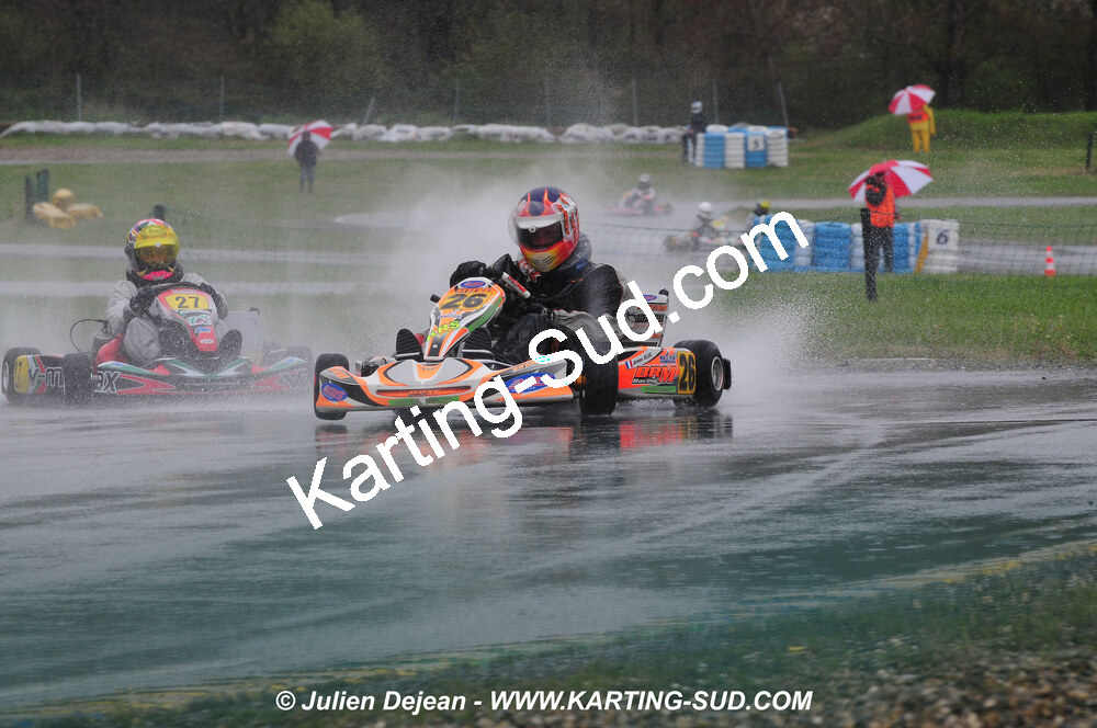 12/04/2009 : 1ère manche du Championnat Sud et 1ère manche du Championnat Régional Languedoc-Roussillon à Lavelanet (photos Julien Dejean) 2009 — karting