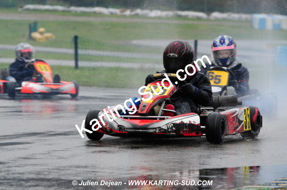 12/04/2009 : 1ère manche du Championnat Sud et 1ère manche du Championnat Régional Languedoc-Roussillon à Lavelanet (photos Julien Dejean) 2009 — karting