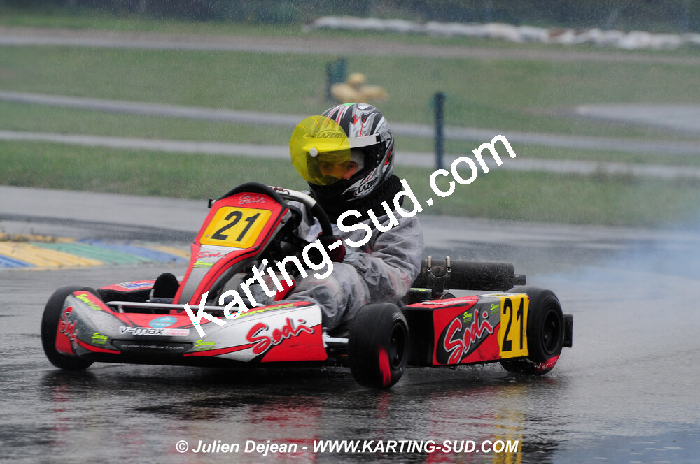 12/04/2009 : 1ère manche du Championnat Sud et 1ère manche du Championnat Régional Languedoc-Roussillon à Lavelanet (photos Julien Dejean) 2009 — karting