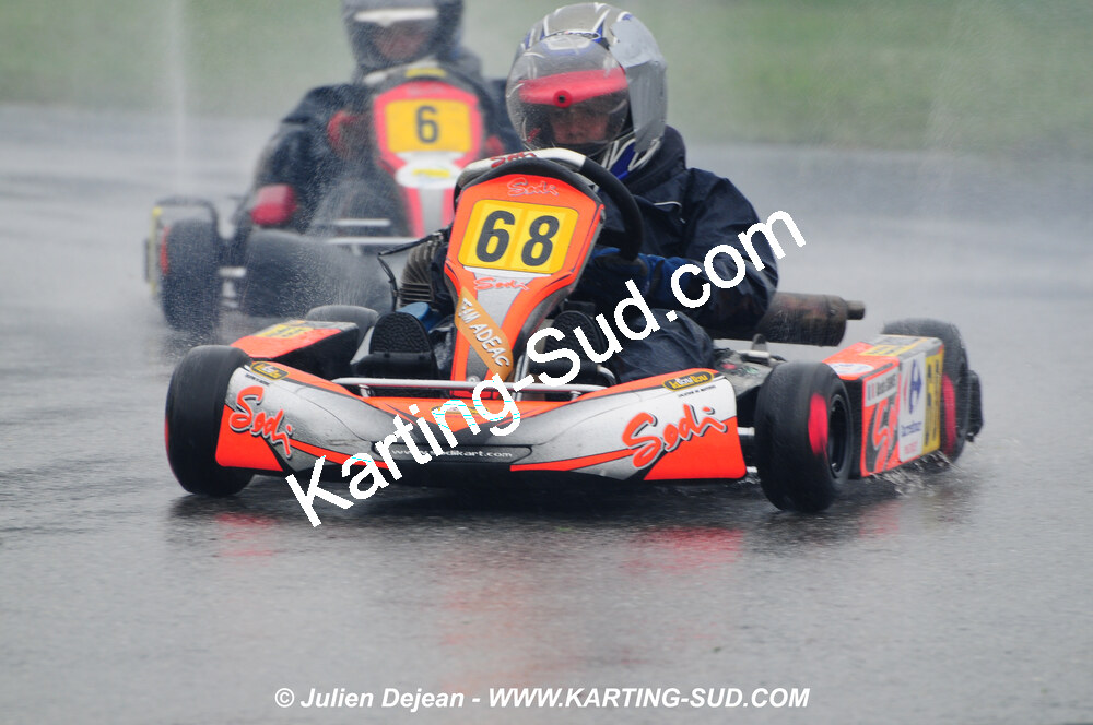 12/04/2009 : 1ère manche du Championnat Sud et 1ère manche du Championnat Régional Languedoc-Roussillon à Lavelanet (photos Julien Dejean) 2009 — karting