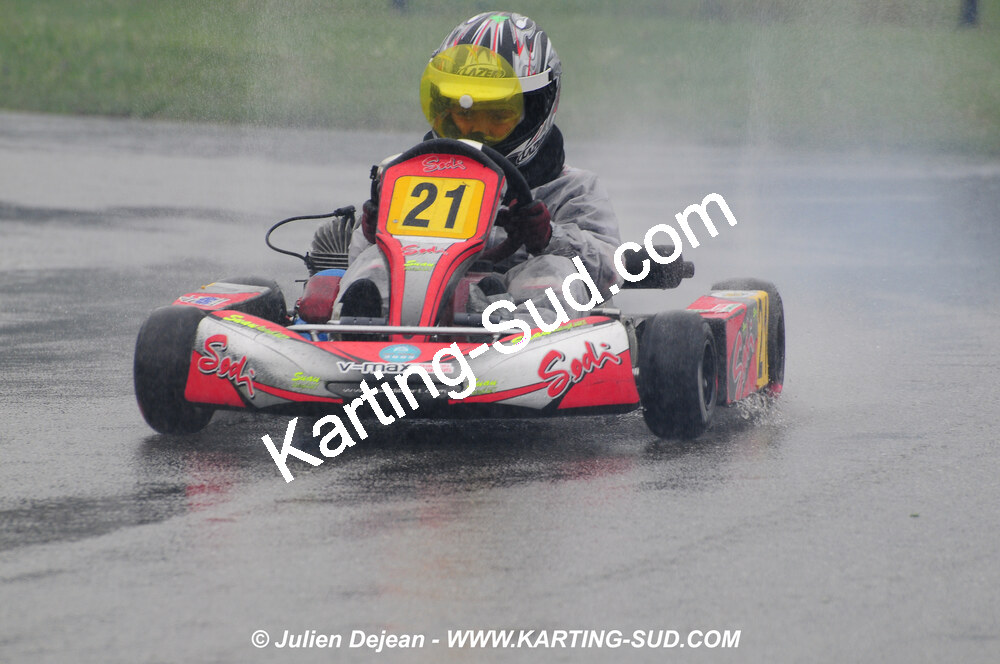 12/04/2009 : 1ère manche du Championnat Sud et 1ère manche du Championnat Régional Languedoc-Roussillon à Lavelanet (photos Julien Dejean) 2009 — karting