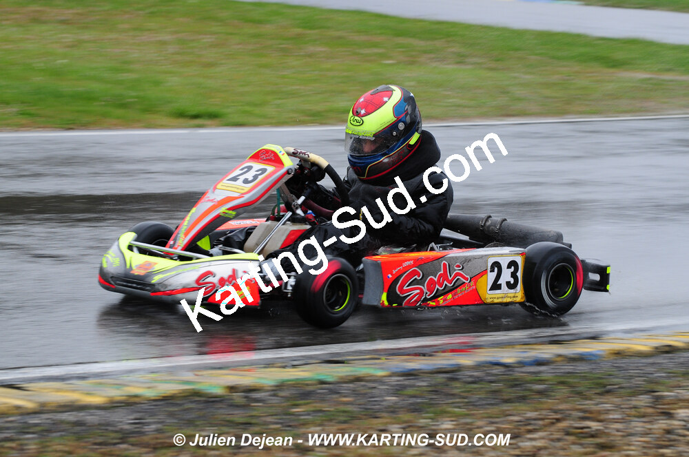 12/04/2009 : 1ère manche du Championnat Sud et 1ère manche du Championnat Régional Languedoc-Roussillon à Lavelanet (photos Julien Dejean) 2009 — karting