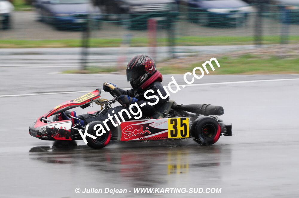 12/04/2009 : 1ère manche du Championnat Sud et 1ère manche du Championnat Régional Languedoc-Roussillon à Lavelanet (photos Julien Dejean) 2009 — karting