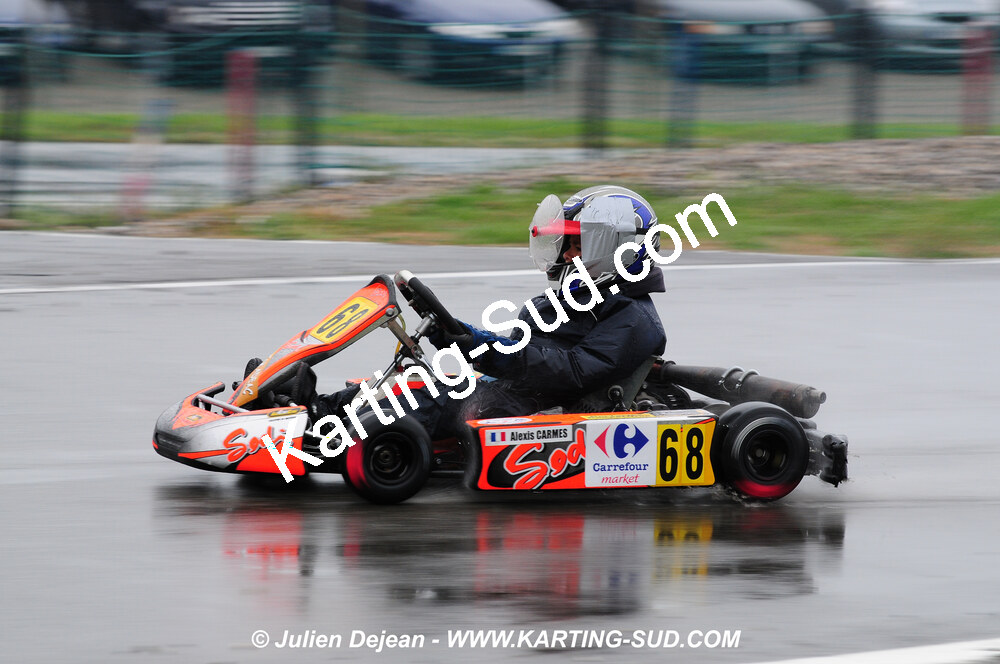 12/04/2009 : 1ère manche du Championnat Sud et 1ère manche du Championnat Régional Languedoc-Roussillon à Lavelanet (photos Julien Dejean) 2009 — karting