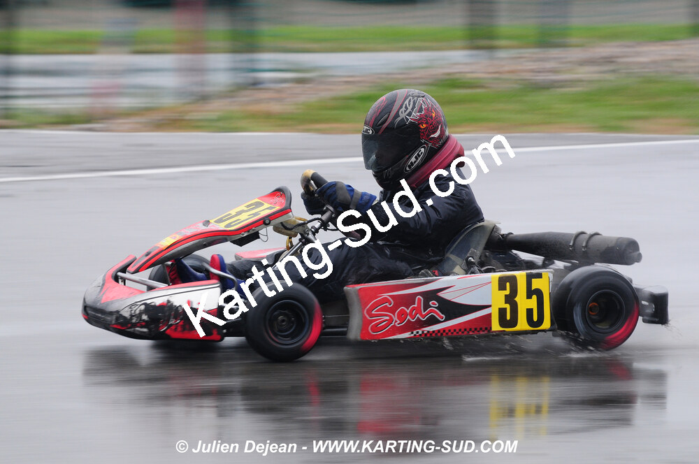 12/04/2009 : 1ère manche du Championnat Sud et 1ère manche du Championnat Régional Languedoc-Roussillon à Lavelanet (photos Julien Dejean) 2009 — karting