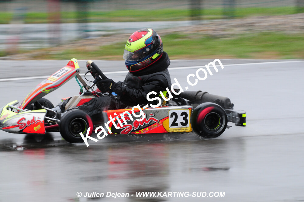 12/04/2009 : 1ère manche du Championnat Sud et 1ère manche du Championnat Régional Languedoc-Roussillon à Lavelanet (photos Julien Dejean) 2009 — karting