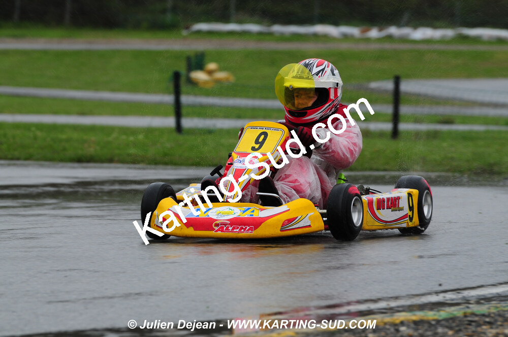 12/04/2009 : 1ère manche du Championnat Sud et 1ère manche du Championnat Régional Languedoc-Roussillon à Lavelanet (photos Julien Dejean) 2009 — karting