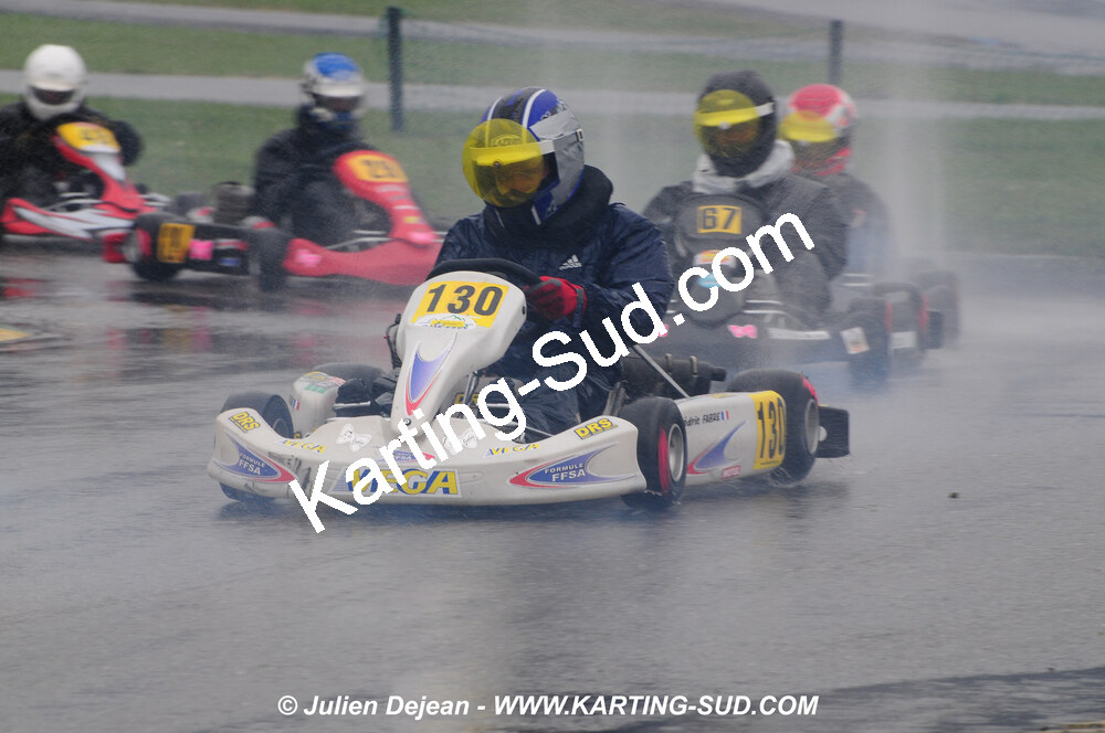 12/04/2009 : 1ère manche du Championnat Sud et 1ère manche du Championnat Régional Languedoc-Roussillon à Lavelanet (photos Julien Dejean) 2009 — karting